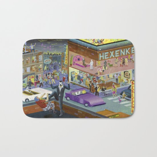 big city strut Bath Mat