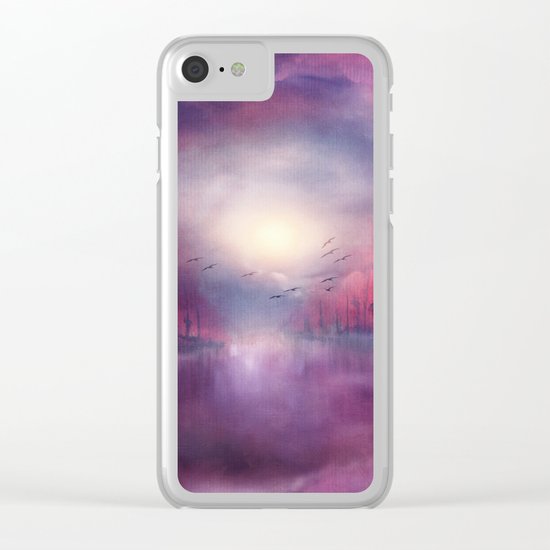 Calling The Sun XVIII Clear iPhone Case