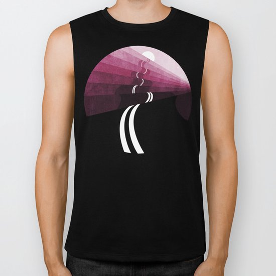 The road Goes on and on Biker Tank