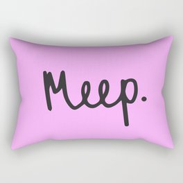 Meep. Rectangular Pillow