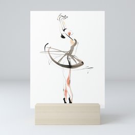 Ballet Dance Drawing Mini Art Print