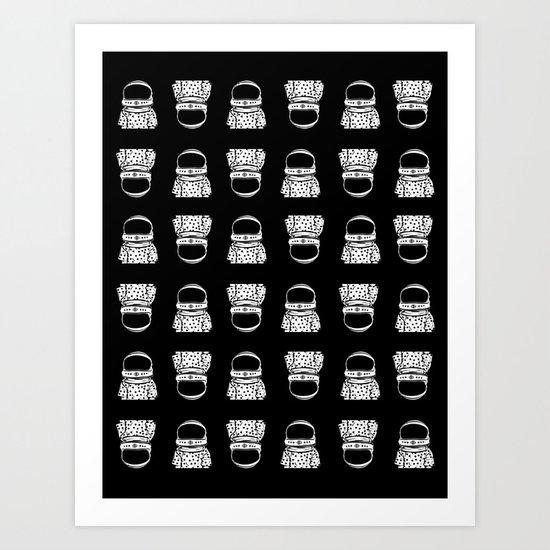 ASTRO PATTERN Art Print