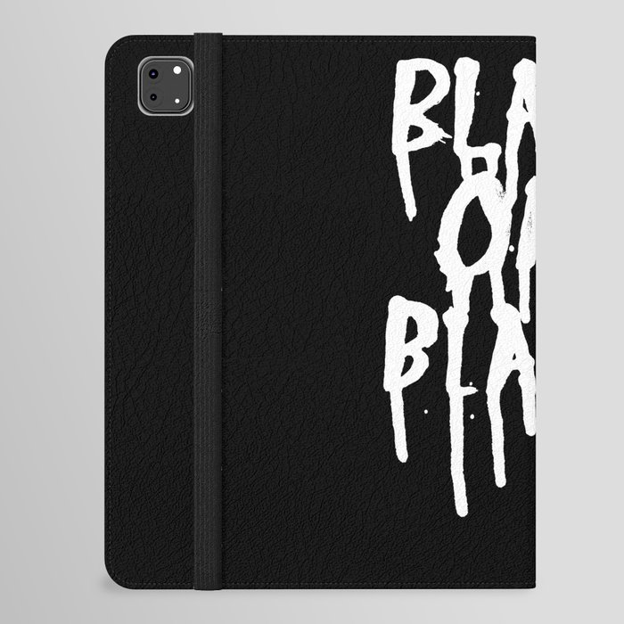 Black on black iPad Folio Case