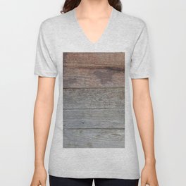 Old dirty wooden wall V Neck T Shirt