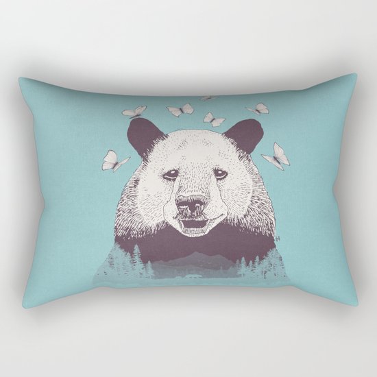 Let's Bear Friends Rectangular Pillow