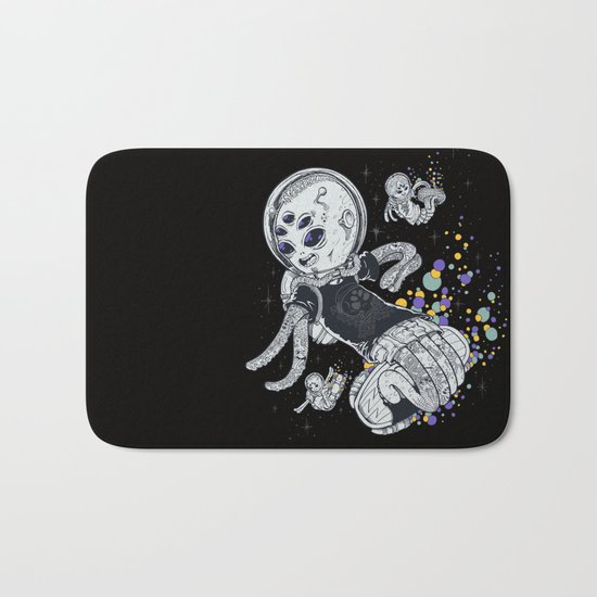 SKATE INVADERS Bath Mat