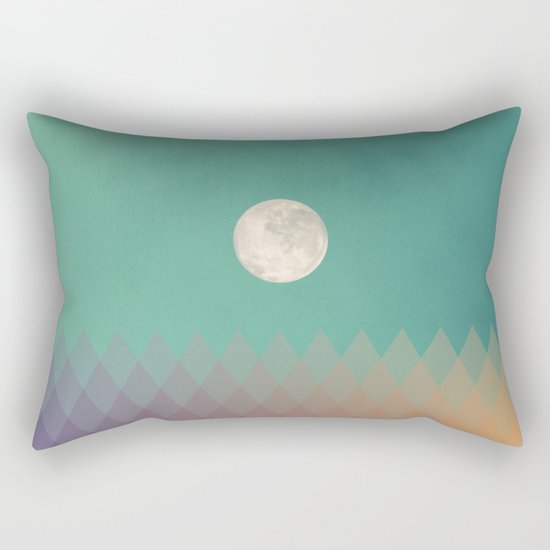 Blue Moon Rectangular Pillow
