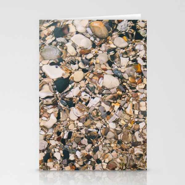 Pebbles and Stones at Empire Beach Stationery Cards