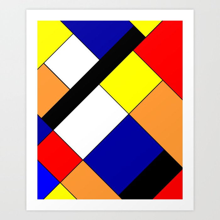 Mondrian #18 Art Print