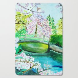 Cherry blossoms Cutting Board