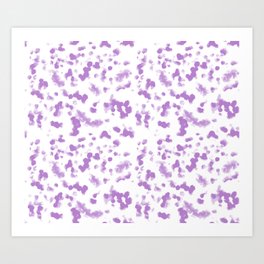 Purple Tie Dye Art Print