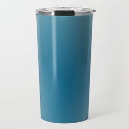 Modern Blue Gradient Ombre Abstract Pattern Travel Mug