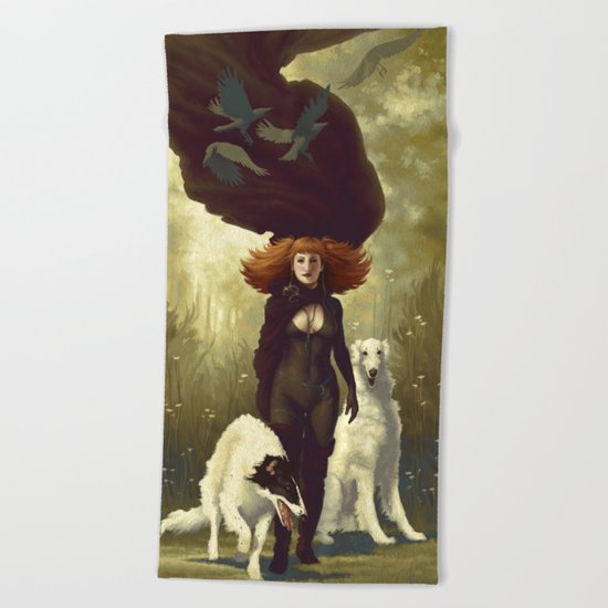 Dogs Beach Towel