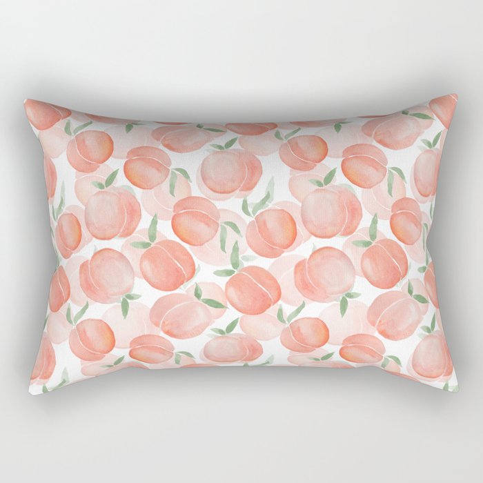 Pink peaches Rectangular Pillow
