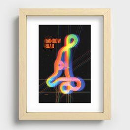 Rainbow Road Recessed Framed Print