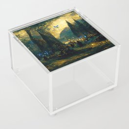 Walking into the forest of Elves Acrylic Box