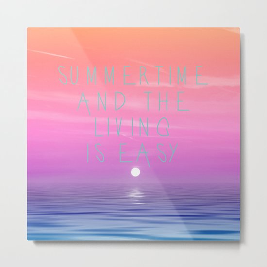 Summertime Metal Print
