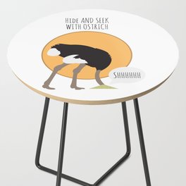 Ostrich Side Table
