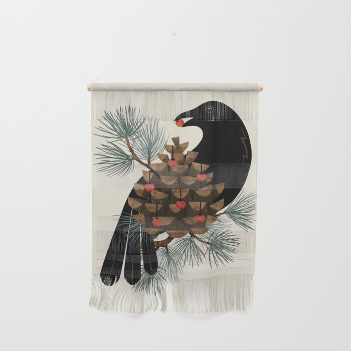 Bird & Berries Wall Hanging