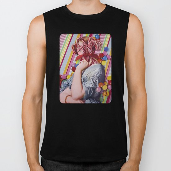 Sacchrine | Collage Biker Tank