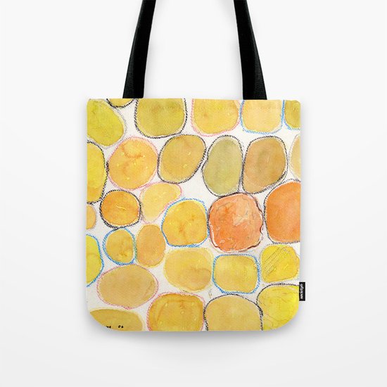Cheerful orange Gathering Tote Bag