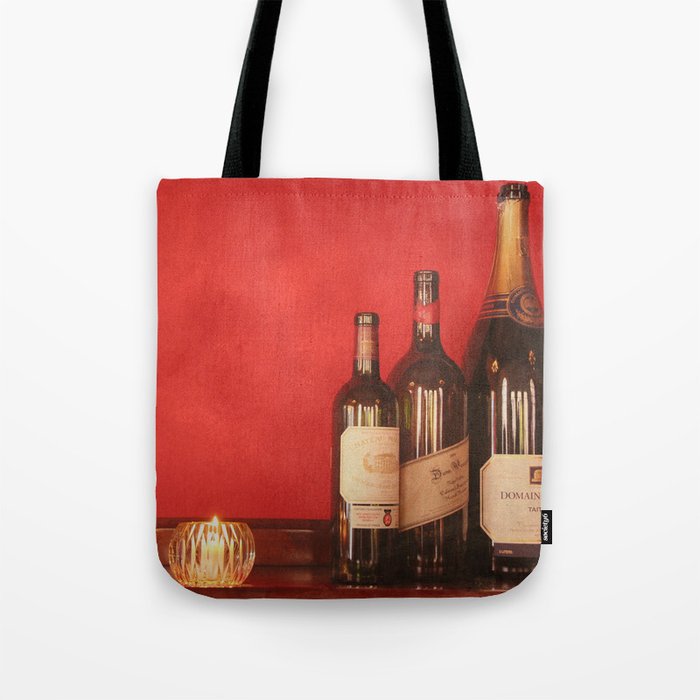Wine on the Wall Tote Bag