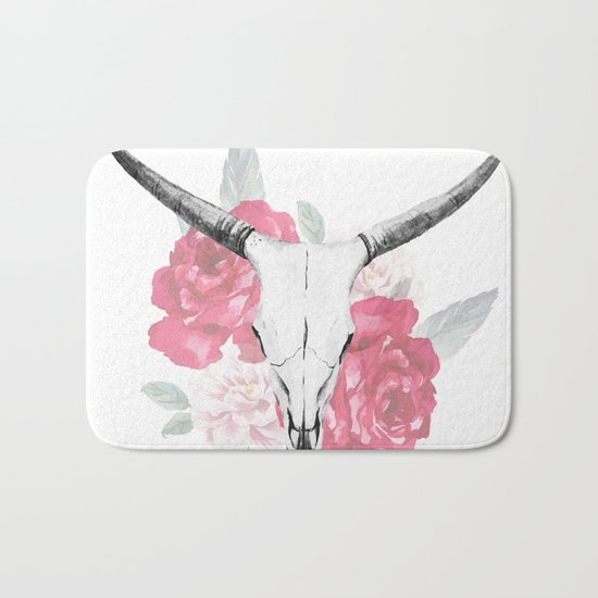 Animal Skull 08 Bath Mat