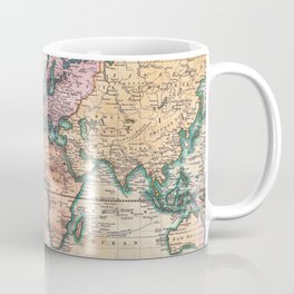 Vintage World Map 1801 Coffee Mug