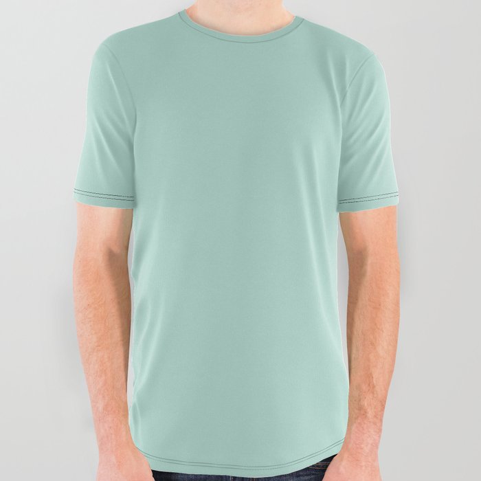 Teal Steel All Over Graphic Tee