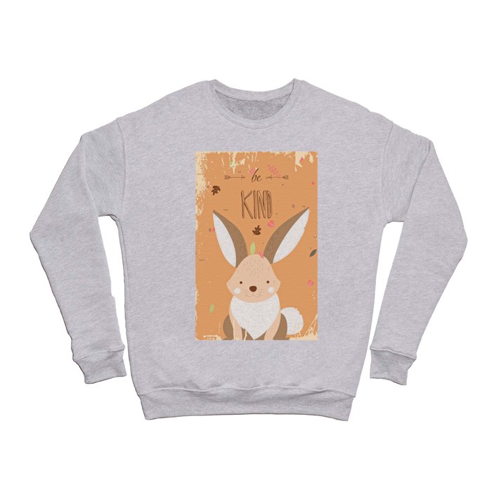 Be Kind  Bunnies Easter Day Crewneck Sweatshirt