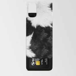 Farmhouse Cowhide in Black and White Android Card Case