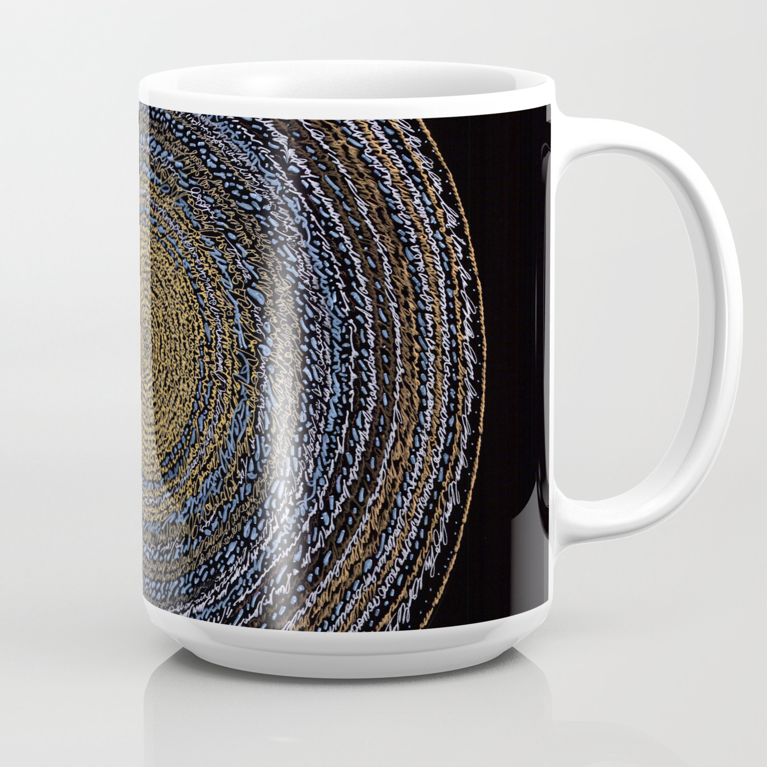 Light In The Night Asemic Calligraphy For Home Office Decoration