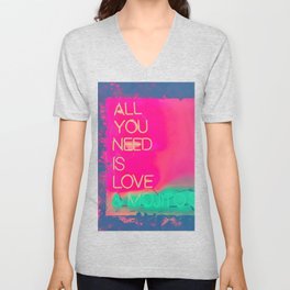 All we need is love and mojitos V Neck T Shirt