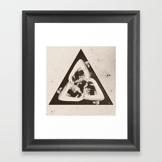 TRIANGLE Framed Art Print