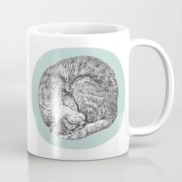 Curled Cat Coffee Mug