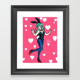 Bunny Suit Bulma Framed Art Print