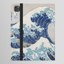 Under the Wave off Kanagawa - The Great Wave - Katsushika Hokusai iPad Folio Case