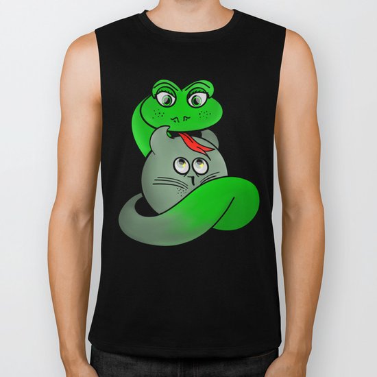 Cat Personality Biker Tank