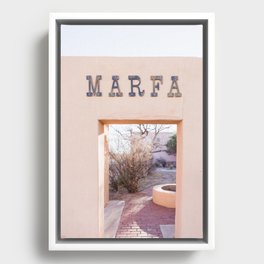 Marfa - West Texas Photography Framed Canvas