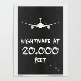 "The Twilight Zone" Nightmare at 20,000 Feet Poster