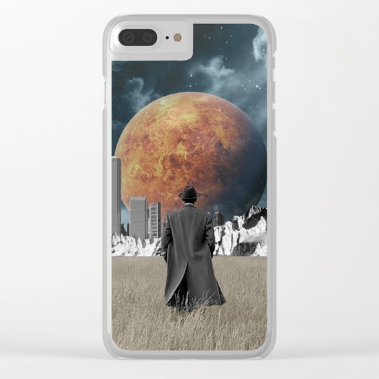 Out of the past & into the future Clear iPhone Case