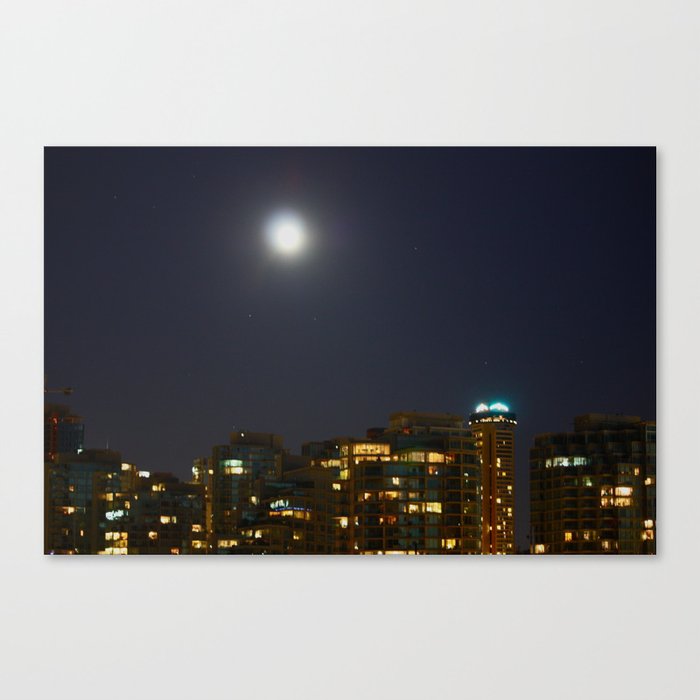 Night Skyline Canvas Print