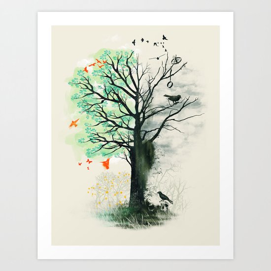 They Loved the Landscape to Death Art Print
