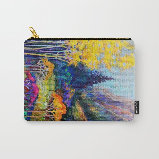Mountain Aspen Trees Landscape Carry-All Pouch