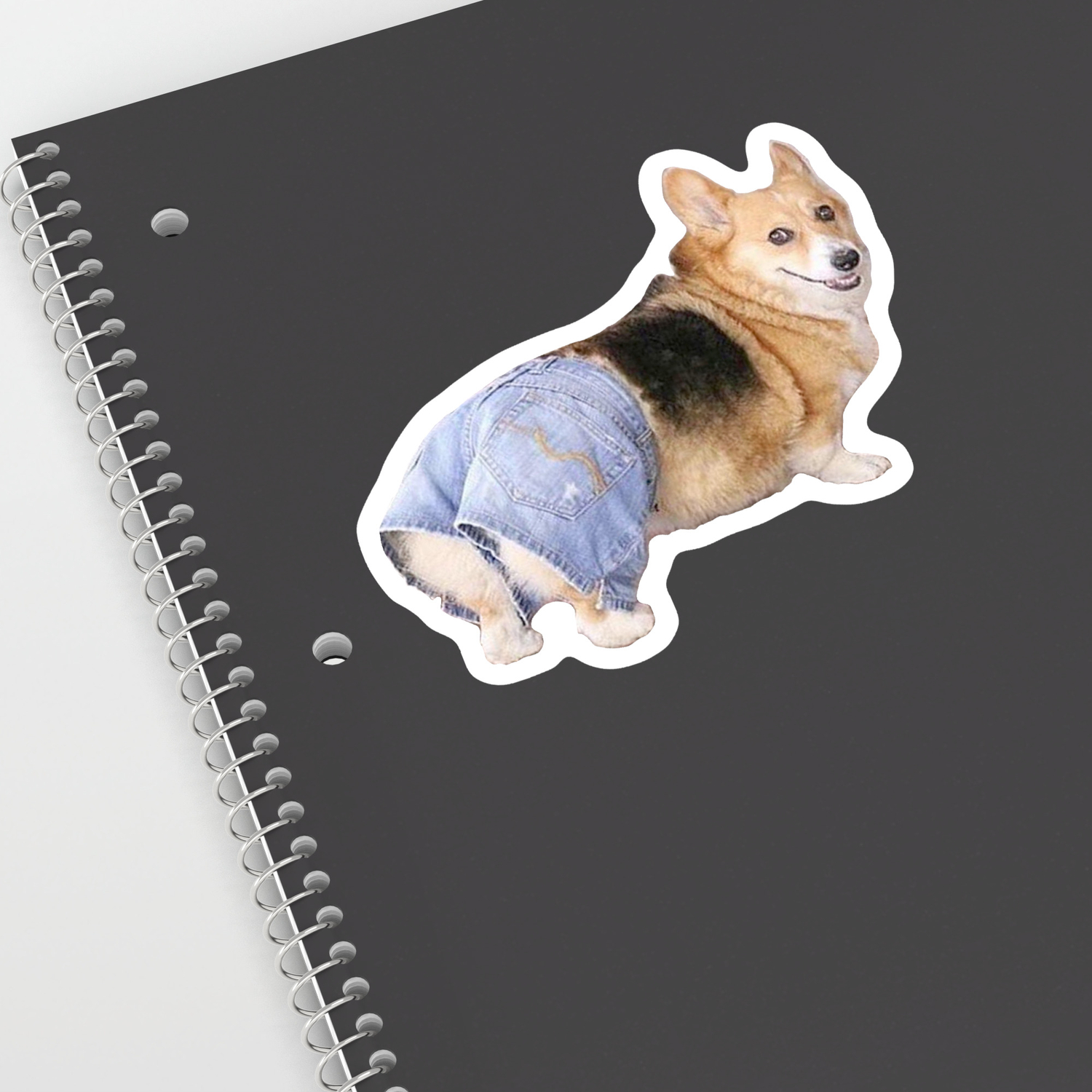 Corgi Apple Bottom Jeans Sticker By Eliseccv Society6