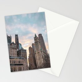 Architecture in NYC at Sunset | Travel Photography Stationery Card
