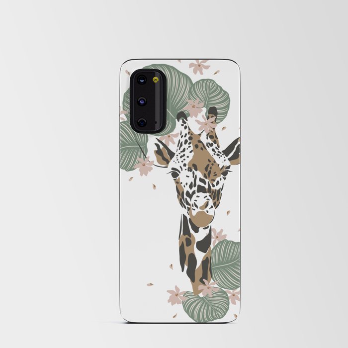 watercolor giraffe lover  Android Card Case