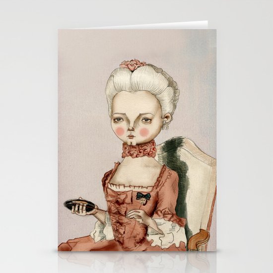 Marie Antoinette Stationery Cards