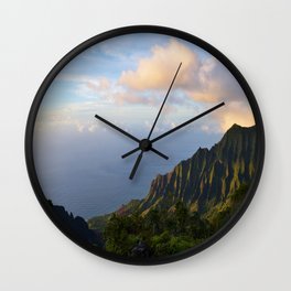 Kalalau Valley Wall Clock