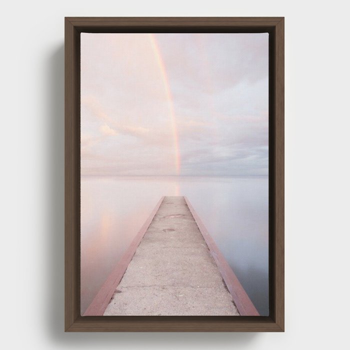 Path To Heaven Framed Canvas
